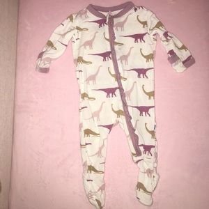 Kickee Pants Zip Footies (0-3 months)